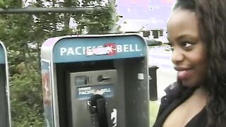 Black women picks up a Hottie dude inside the street to nailed