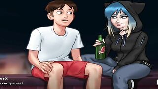 SummertimeSaga - Peeping Nude People Through Binoculars E1