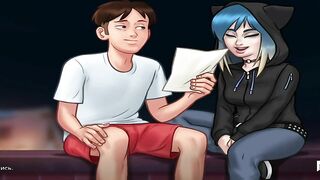 SummertimeSaga - Peeping Nude People Through Binoculars E1