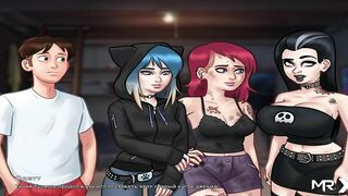 SummertimeSaga - Peeping Nude People Through Binoculars E1
