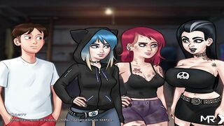 SummertimeSaga - Peeping Nude People Through Binoculars E1