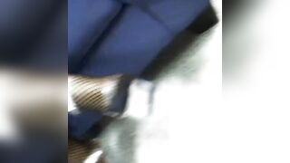 Secretaries degrade a turned on nude bro with toes and strap-on