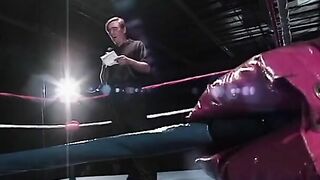 2 girls challenge for the penis blowing title inside box ring