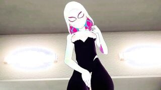 Gwen Stacy masturbation - Spider Man In the Spider Verse