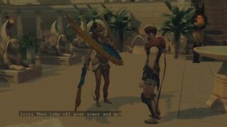 Sims four. Tomb Raider Parody. Part three - Antony and Isis
