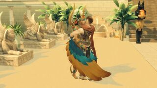 Sims four. Tomb Raider Parody. Part three - Antony and Isis