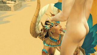 Sims four. Tomb Raider Parody. Part three - Antony and Isis
