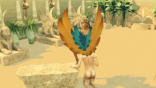 Sims four. Tomb Raider Parody. Part three - Antony and Isis