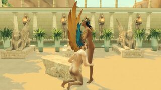 Sims four. Tomb Raider Parody. Part three - Antony and Isis