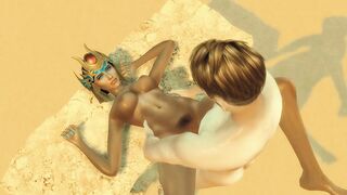 Sims four. Tomb Raider Parody. Part three - Antony and Isis