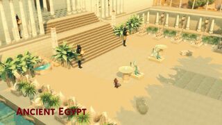 Sims four. Tomb Raider Parody. Part three - Antony and Isis