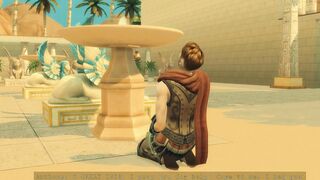 Sims four. Tomb Raider Parody. Part three - Antony and Isis