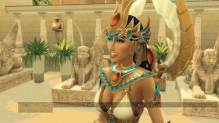 Sims four. Tomb Raider Parody. Part three - Antony and Isis