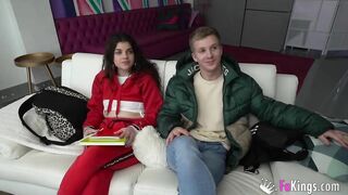 Geography lesson ends up with BEAUTY TEENAGE SEX between Chiki and her young friend