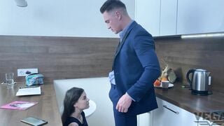 stepbrother & Pawg stepsister boned together when no 1 is home