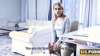 SISPORN. Naive sexy women in taboo sex with her smart stepbro