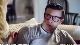 Blonde cougar Fucks Young Lovers - Brazzers