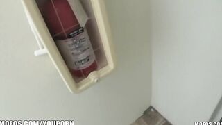 Big Boobed european Goddess stays inside her hotel room for some rainy day anal