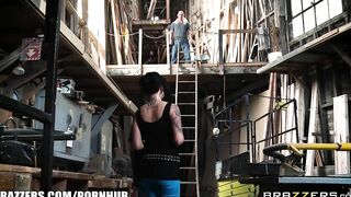 Eva Booty Boned inside a Warehouse - Brazzers