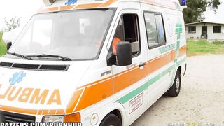 Bae Doctor Valentina Fucks inside an Ambulance - Brazzers
