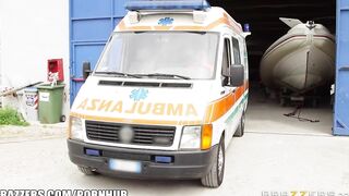 Bae Doctor Valentina Fucks inside an Ambulance - Brazzers