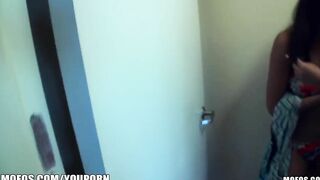Long tit Hispanic lover gets an afternoon dicking into her hotel room