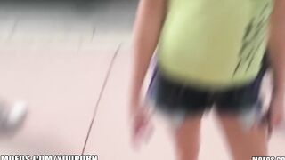 Newly single blonde bimbos runs inside her older friend and has some fun