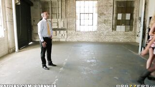 Back Ally 3 Way with Abbey and Brandi - Brazzers