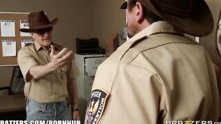 Simone Double Teamed by Cops - Brazzers