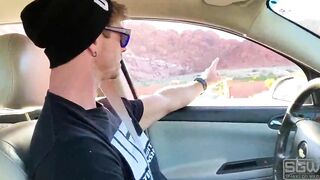 Public Outside Sex into Red Rock Canyon