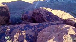 Public Outside Sex into Red Rock Canyon