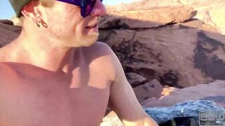 Public Outside Sex into Red Rock Canyon
