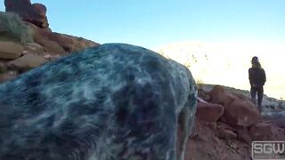 Public Outside Sex into Red Rock Canyon