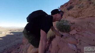Public Outside Sex into Red Rock Canyon
