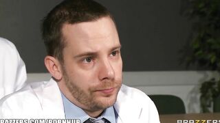 Slutty Blonde Nurse Sneaks off at Work to Bang a Hospital Intern