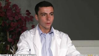 Slutty Blonde Nurse Sneaks off at Work to Bang a Hospital Intern