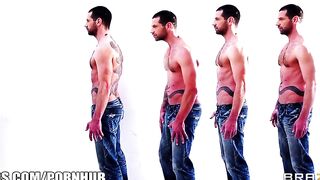 2 Red Laced Vixens Seduce 1 Lucky Bro inside a 3Some
