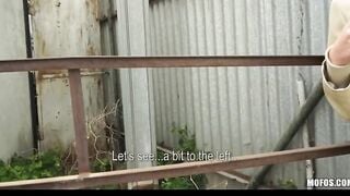 Incredible natural Czech celeb is offered money for BOMBSHELL outdoors sex