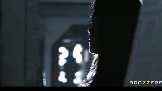Curious Dark Haired Fiance India Summer tries some Anonymous S&M