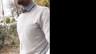 Banging the secretary: A BAE SEX CASTING to a nervous guy at his first sex tape