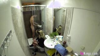 Banging the secretary: A BAE SEX CASTING to a nervous guy at his first sex tape