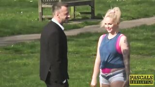 PASCALSSUBSLUTS - UK Blonde Lousie Lee Anal Fuck Roughly
