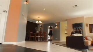 Dark Haired thot gets drilled into all positions into the room
