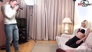 ARROGANT GERMAN BLONDE IS CONVINCED TO HAVE SEX WHEN FLIRTING