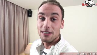 ARROGANT GERMAN BLONDE IS CONVINCED TO HAVE SEX WHEN FLIRTING
