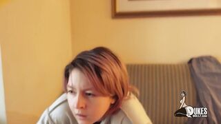 Quarantined college 18 yo has fun with stepdad’s sex doll