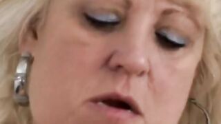Blonde gets her twat licked and then fuck