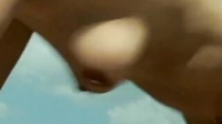 White bro fucks long eastern women inside his back yard