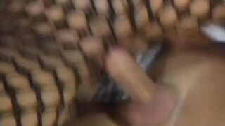 Irresistible blonde inside fishnet gets the plowed of her life