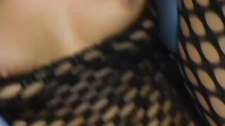 Irresistible blonde inside fishnet gets the plowed of her life
